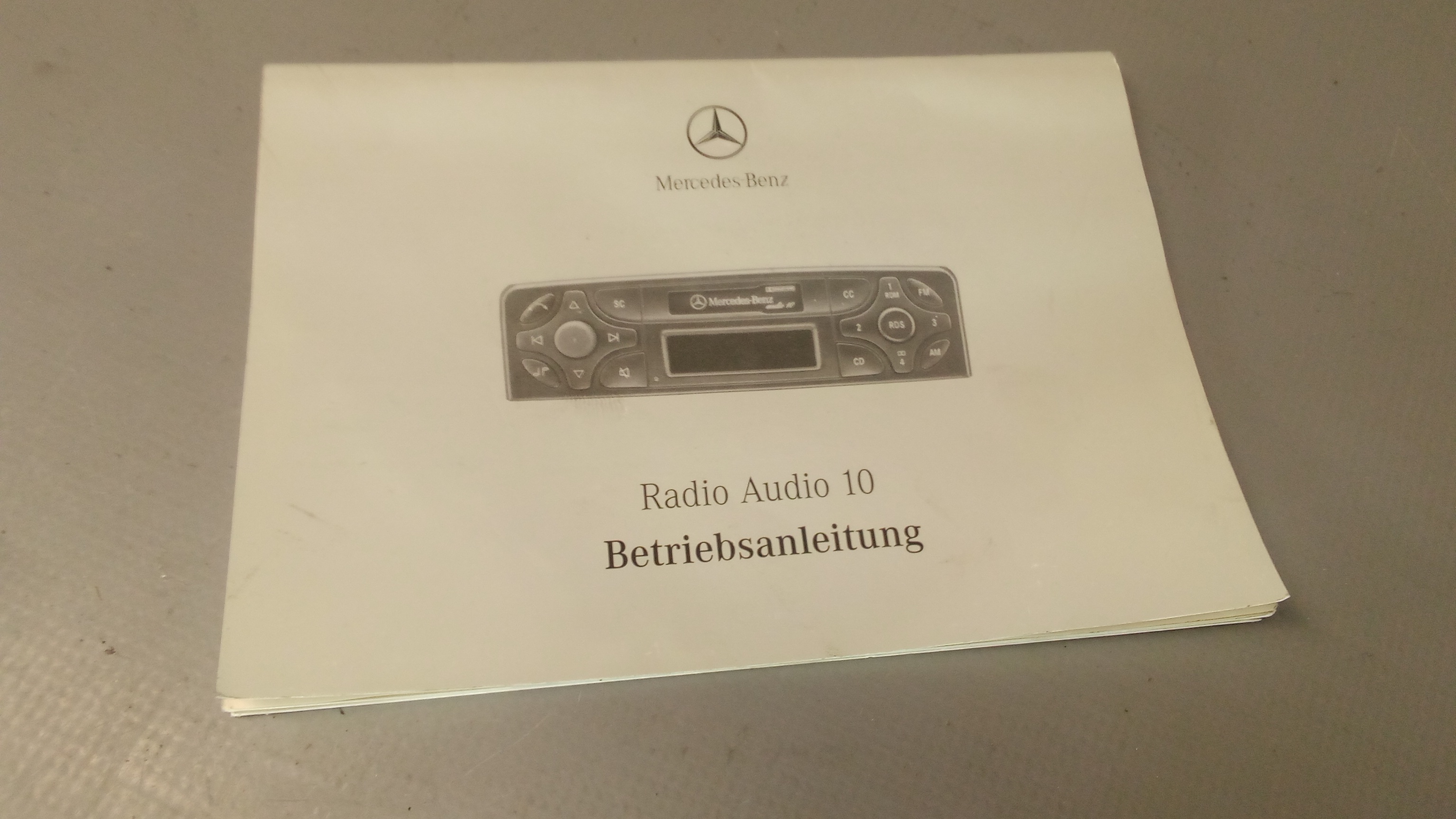 A2038201786 Mercedes Becker W203 C-Klasse Radio Bediengerät Audio10 BE6021 #5