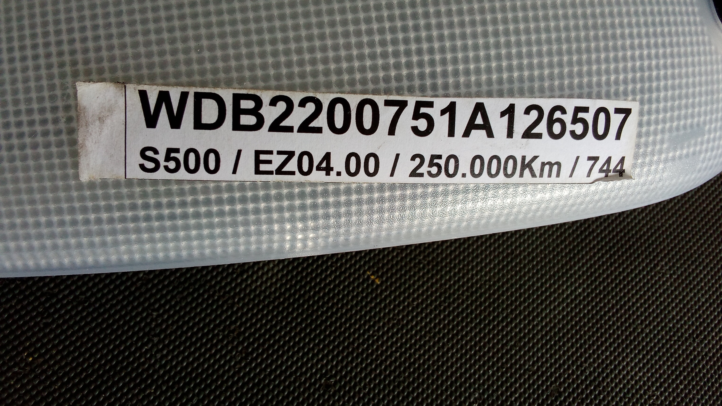 A2208201001 A2158200101 7D43 Mercedes W220 S-Klasse Innenraumleuchte #YY
