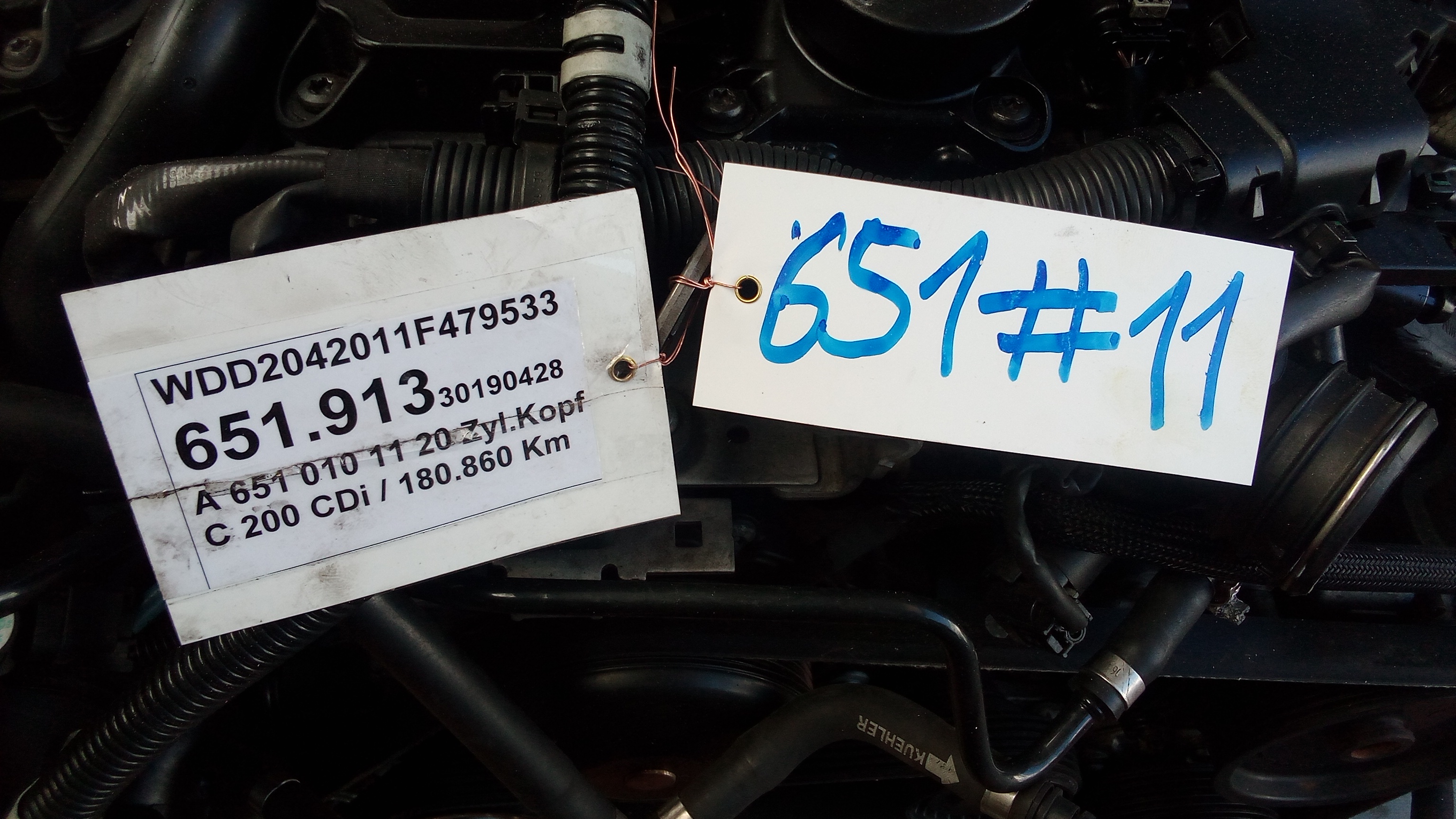 651.913 651913 OM651 M651 Mercedes W204 C-Klasse C200CDi Motor Diesel #11