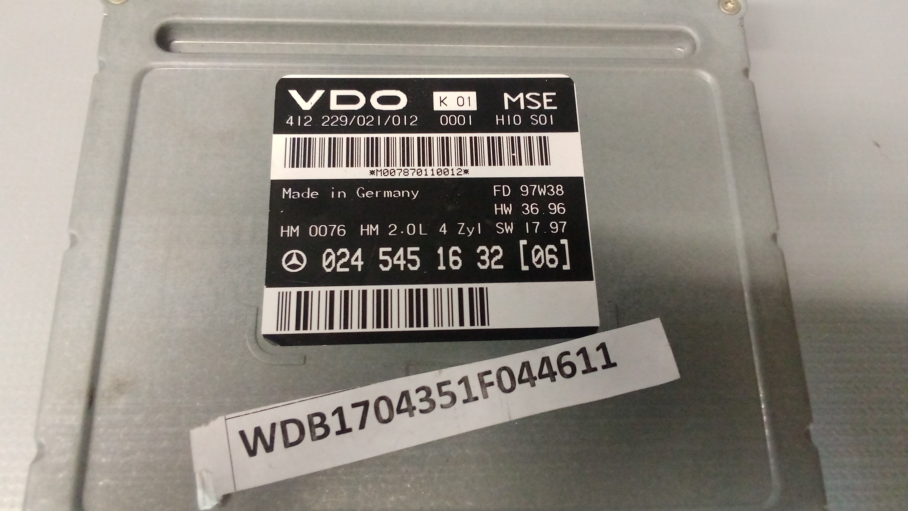 A0245451632 SAM Motorsteuergerät STEUERGERAET #4M