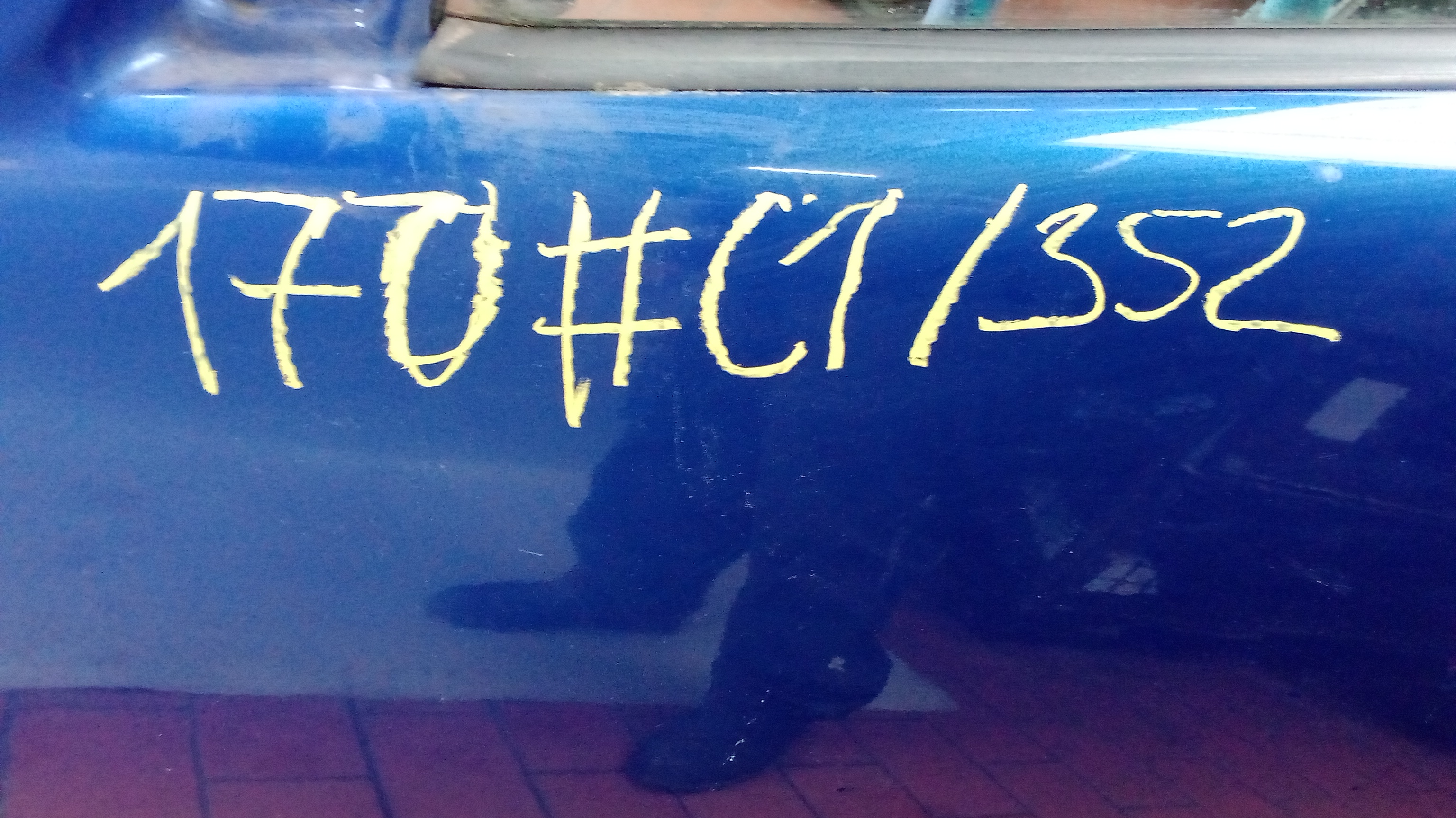 A1707201105 352 R170 SLK Fahrertür Tür Vorne Links Blau Linaritblau #C1