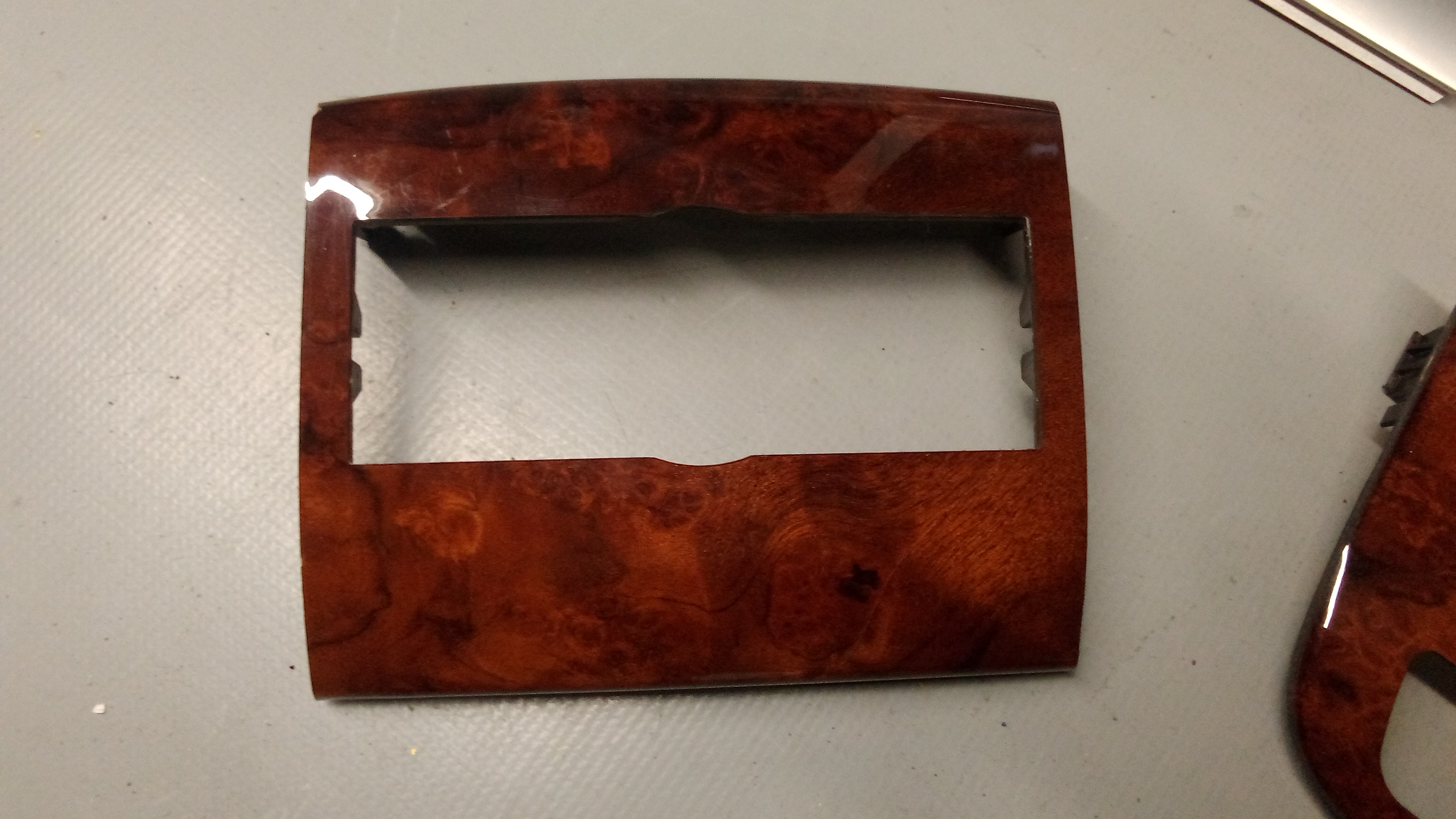 A2516808300 Mercedes W251 R-Klasse Blende Abdeckung Mittelkonsole Wurzelnuss #7