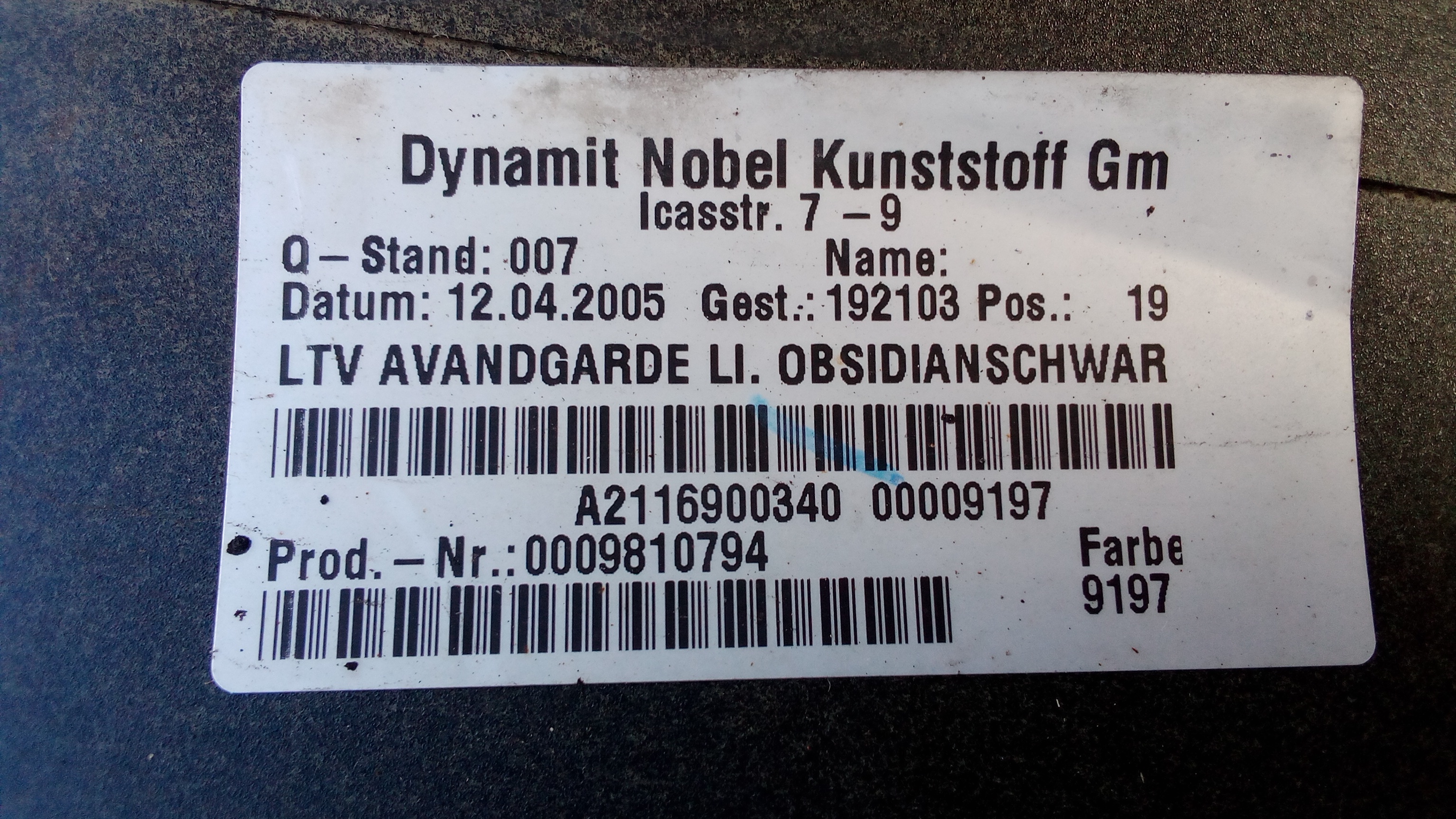 A2116900340 197 Mercedes W211 E-Klasse Schweller Seitenschweller Links #E11