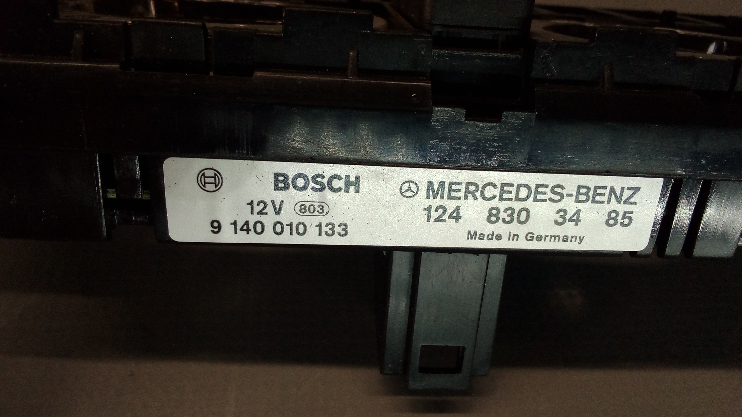 A1248303485 Mercedes W124 Lüftersteuerung / Klimabedienteil