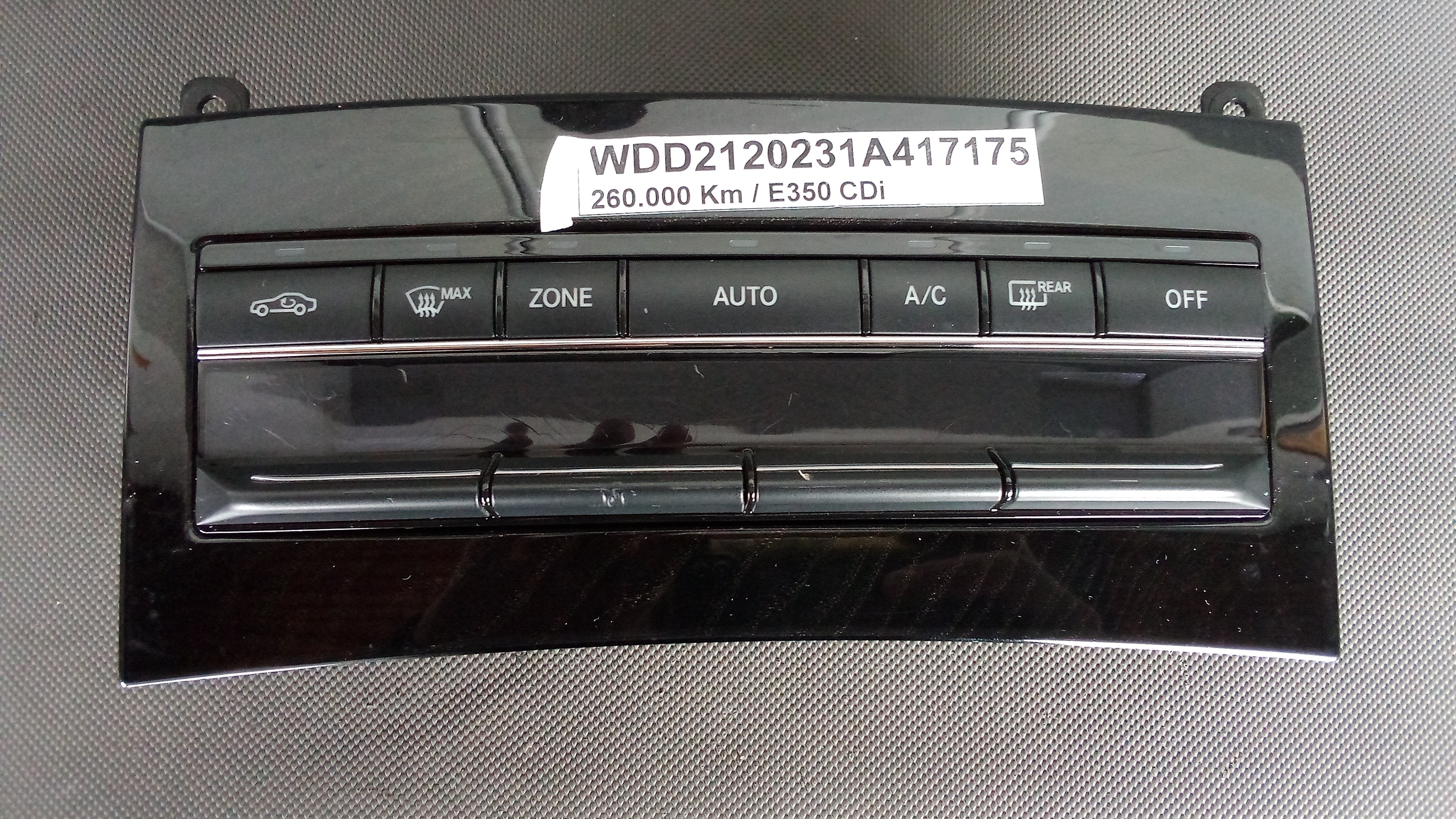 A2129009109 A2129006527 Mercedes Lüftersteuerung / Klimabedienteil #5E