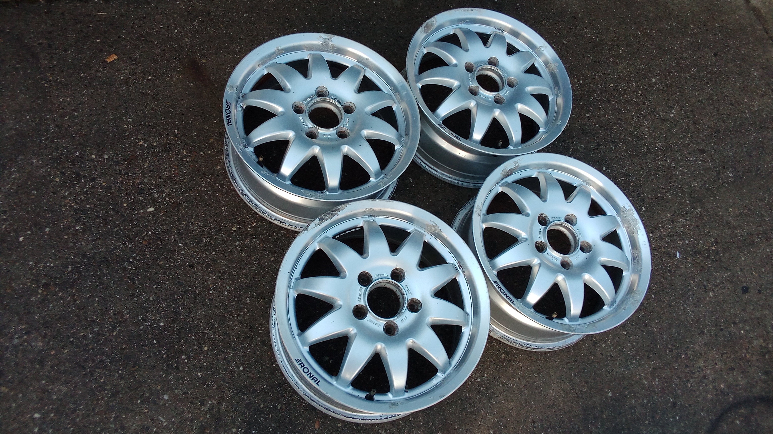 Mercedes W168 A-Klasse / 4x RONAL Alufelgen Satz 6x15 et50 5x112 / KBA 44269 KBA44269  #45