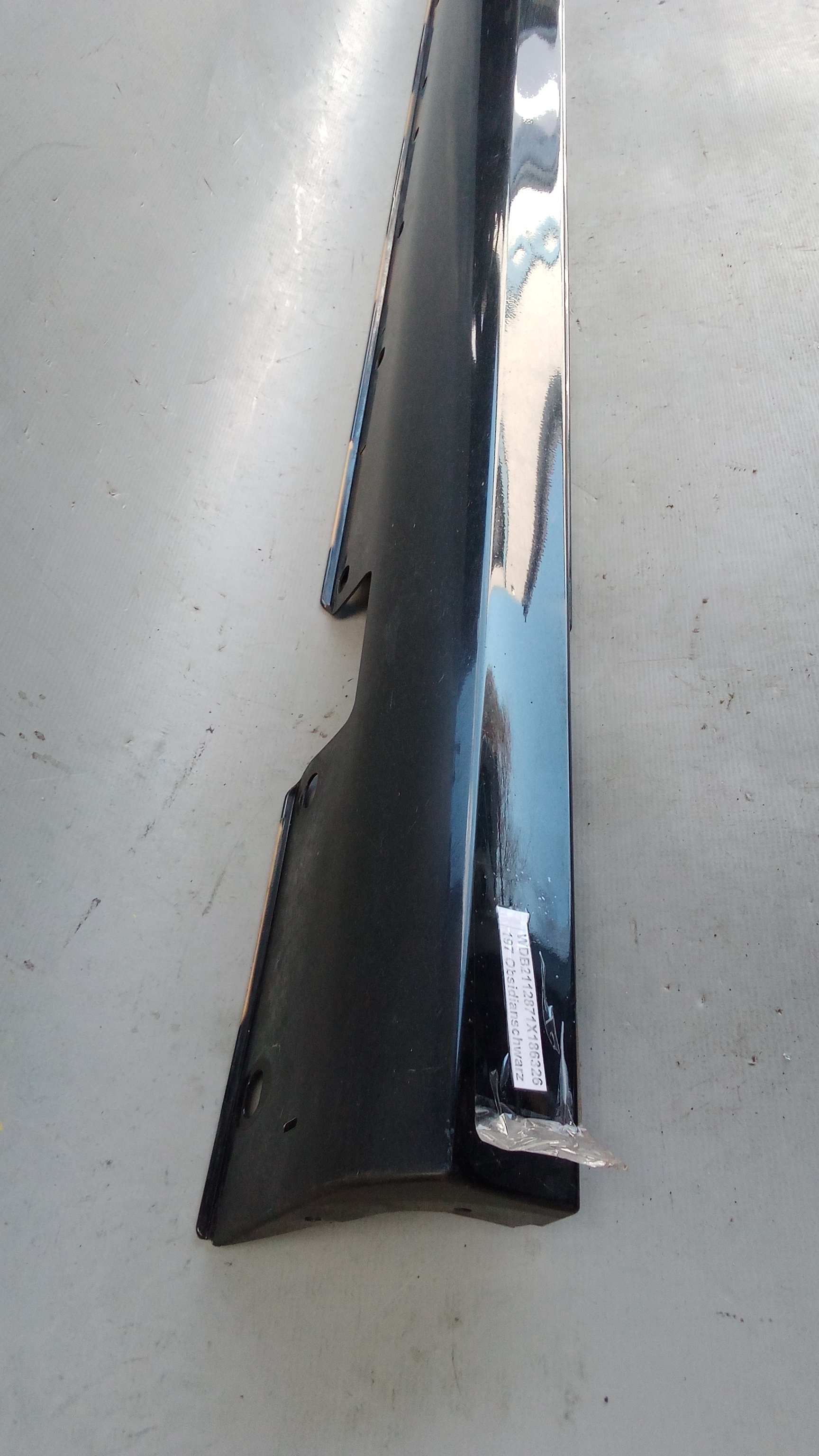 A2116900440 197 Mercedes W211 E-Klasse Schweller Verkleidung Rechts Schwarz #E4