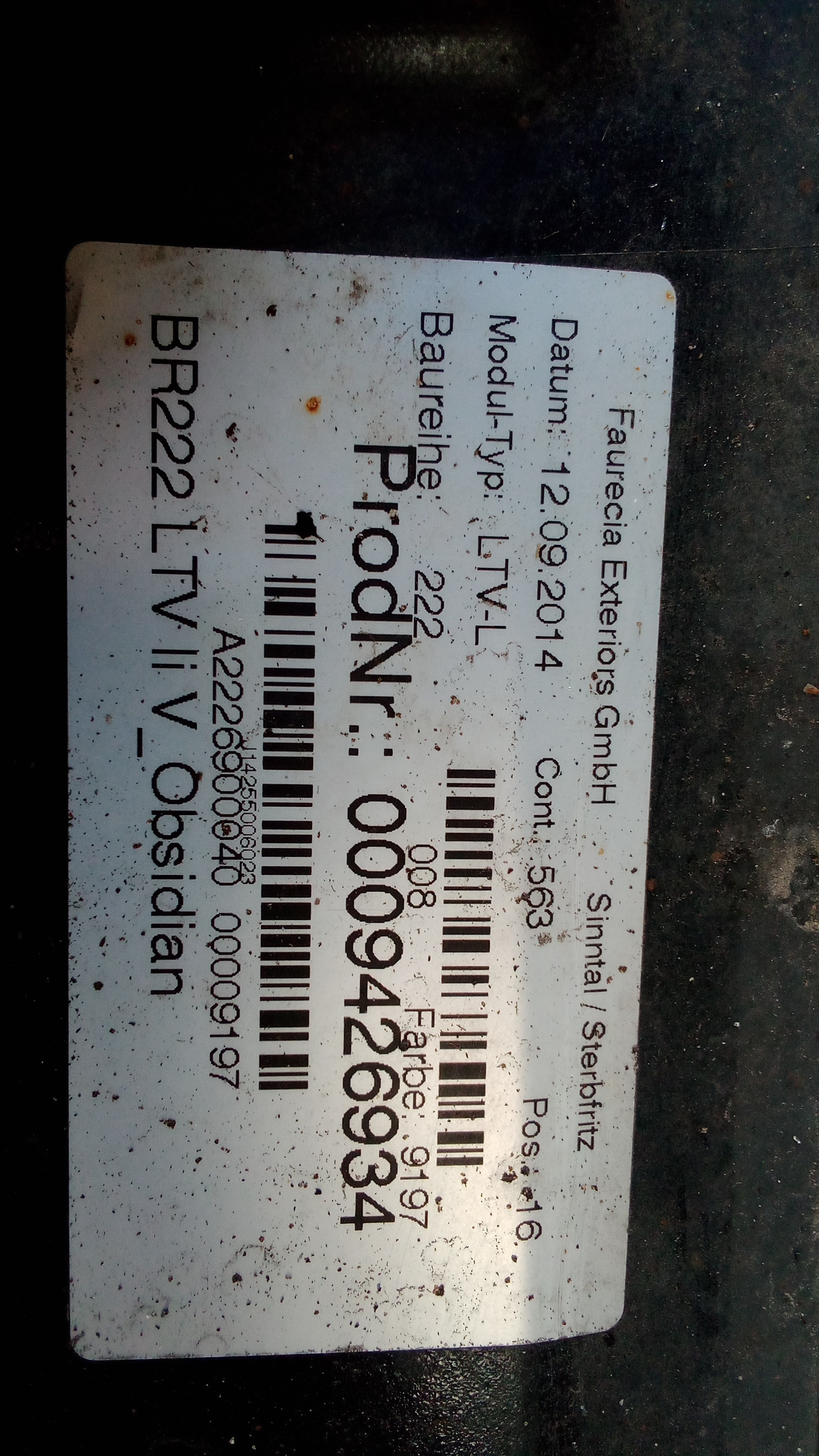 A2226900040 197 Mercedes W222 S-Klasse Lang Schweller Verkleidung Links #H6
