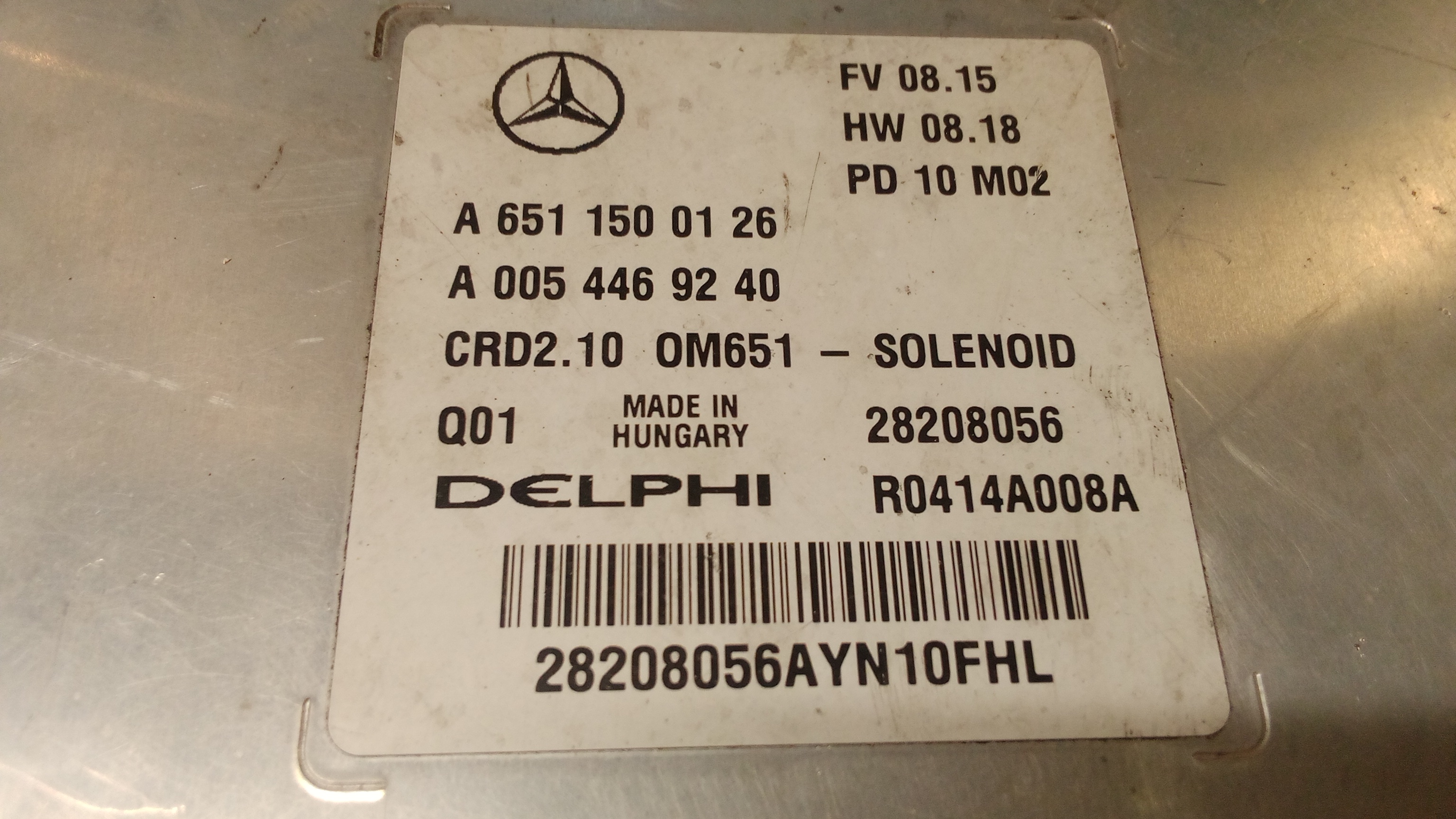 A6511500126 A0054469240 SAM Motorsteuergerät STEUERGERAET #08