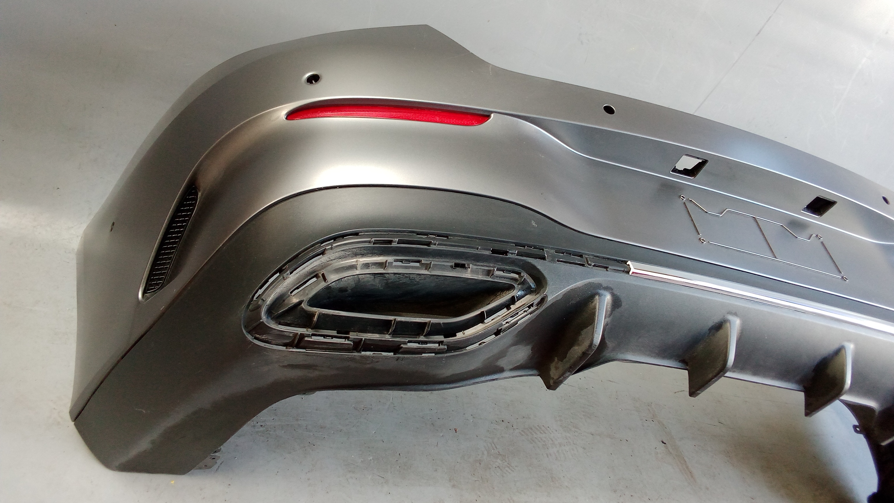 A1188859501 7662 Mercedes C118 CLA AMG Stoßstange Hinten Mountaingrau #9F