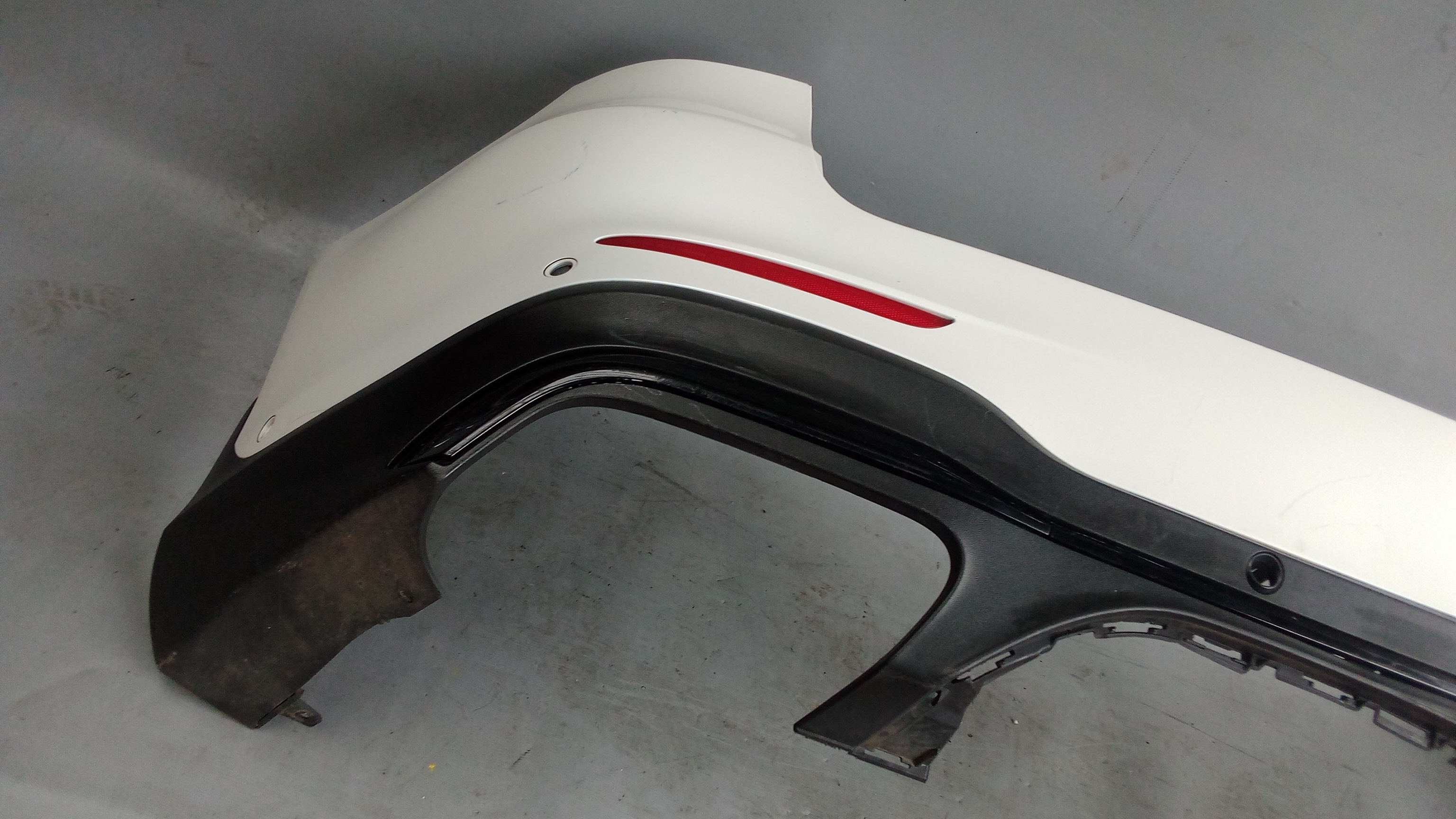 A2538851601 Mercedes X253 GLC Stoßstange Hinten Weiss #9i