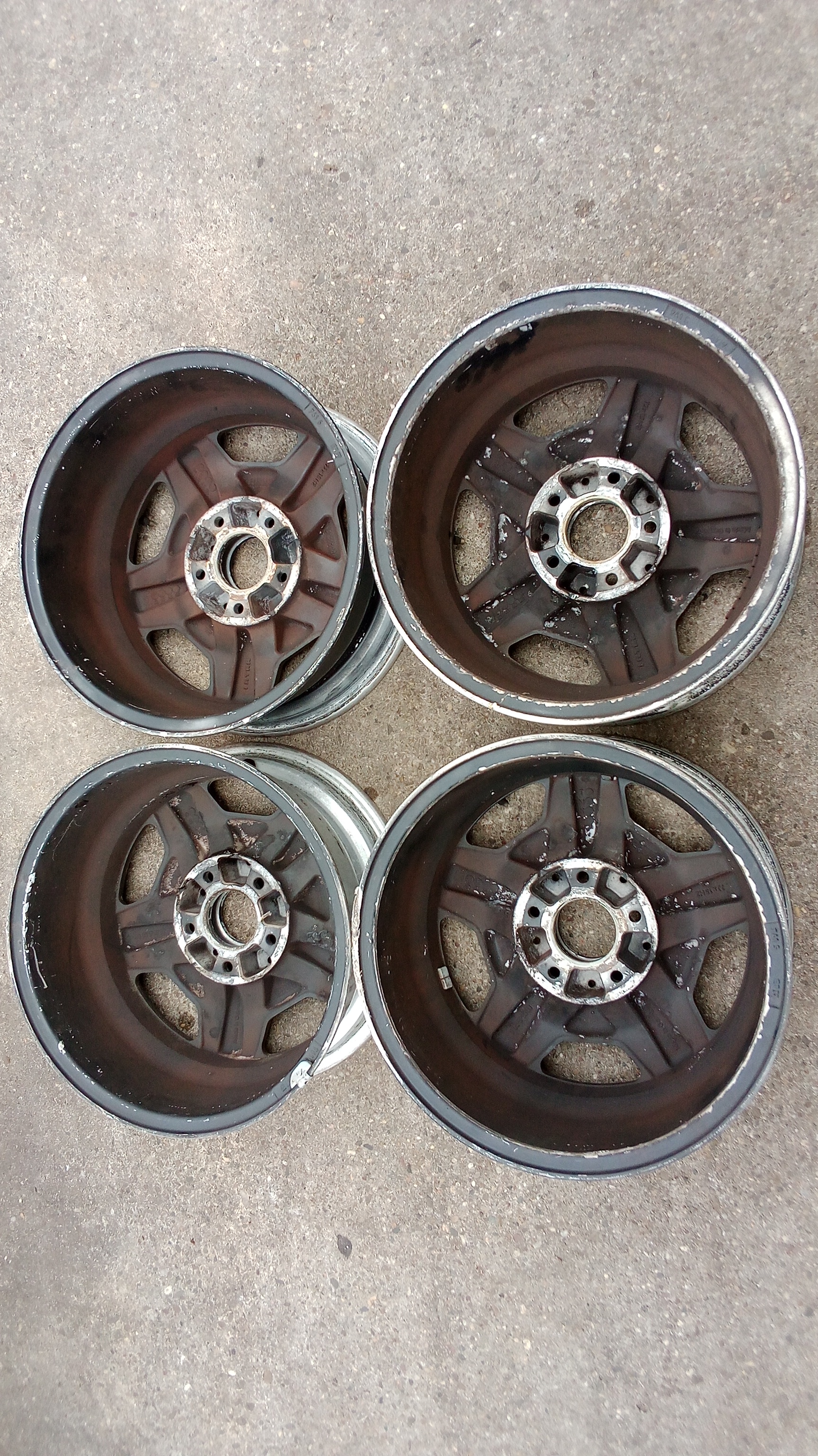 Mercedes W168 W202 W203 / 4x Intra Alufelgen Satz 7x15 et37 5x112 / KBA 42962