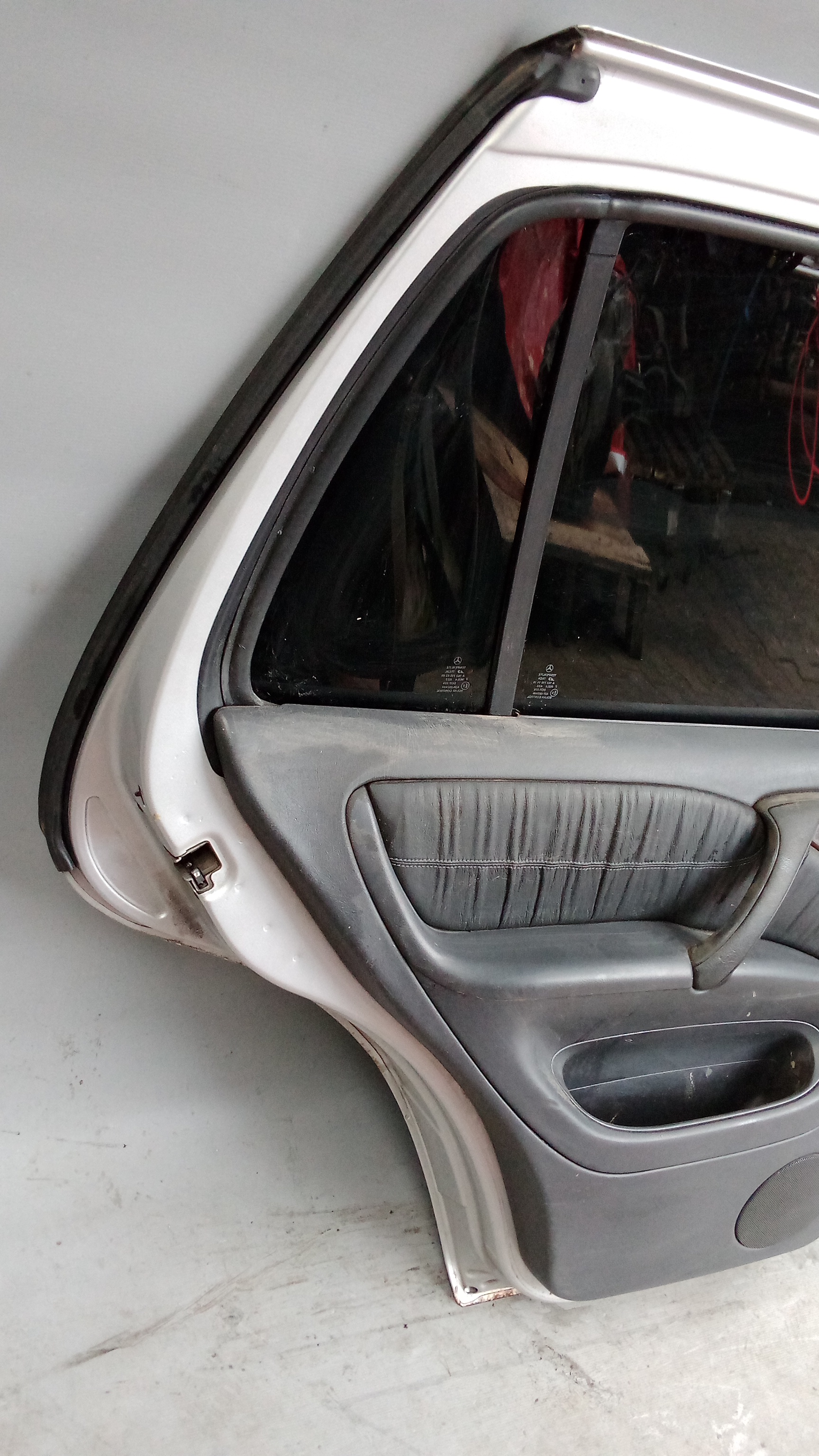 A1637301505 744 Brilliantsilber W163 M-Klasse ML Fondtür Tür Hinten Links #C10