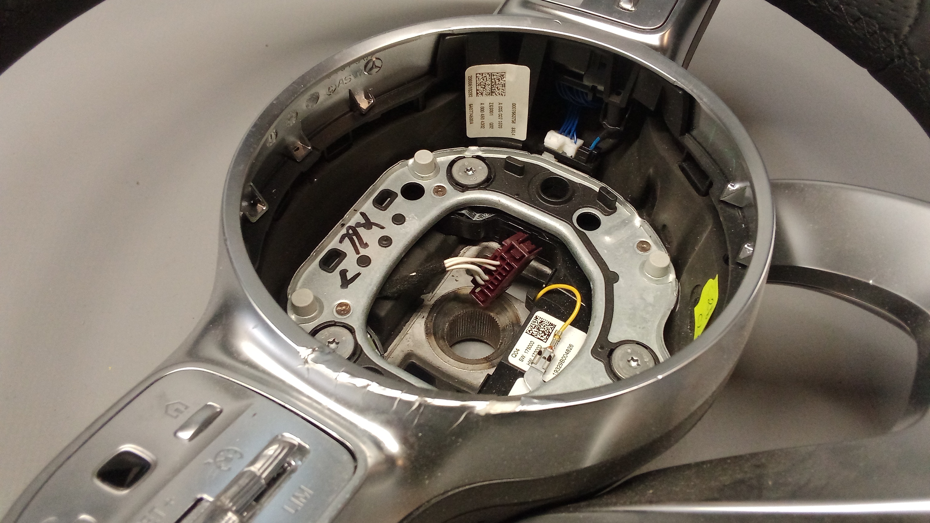 A0004604302 A0050071699 Mercedes W213 W463 Lenkrad Schwarz #F7