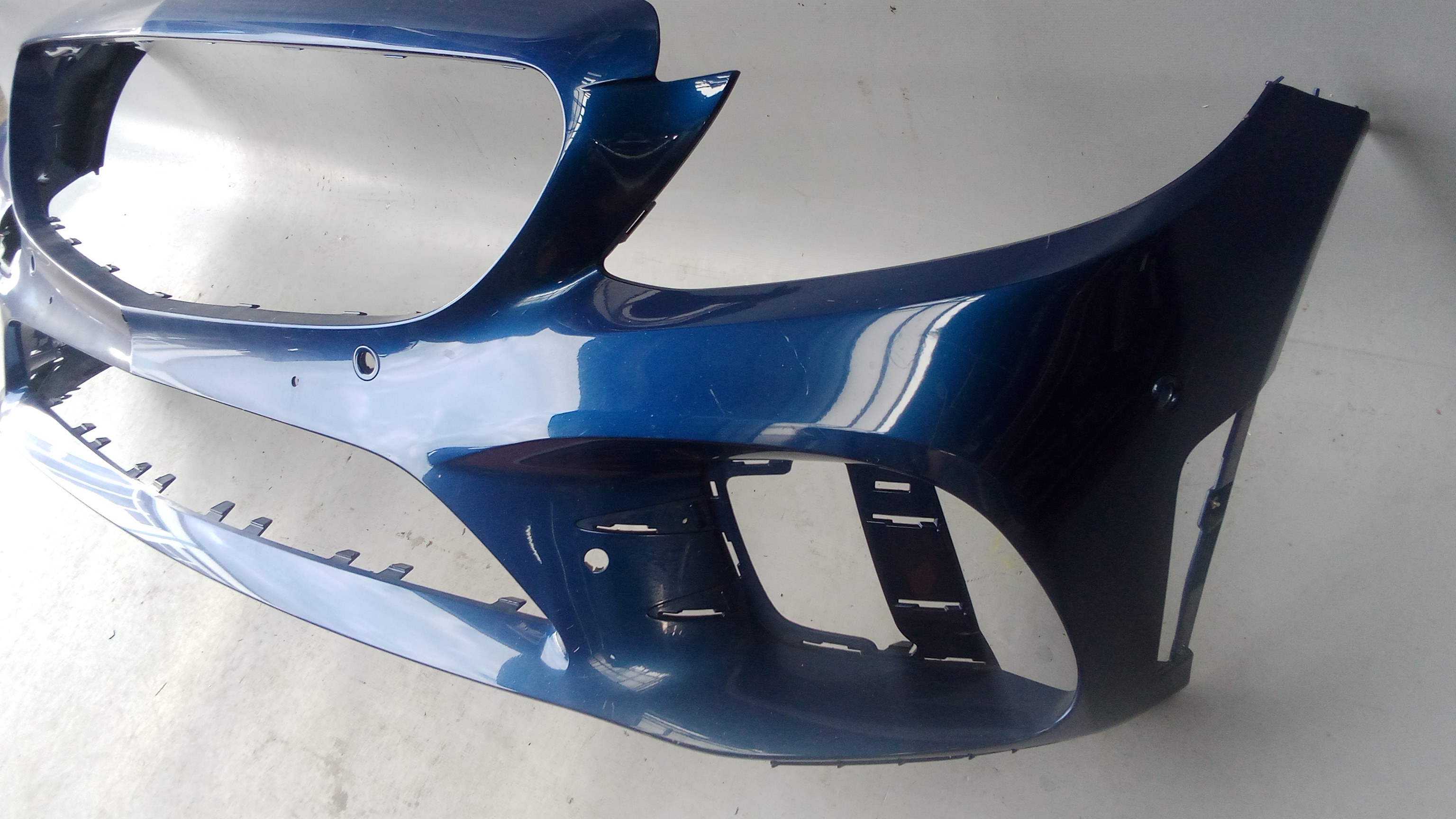 A2058802505 Mercedes W205 AMG C-Klasse Stoßstange Vorne Blau Metallic #3K