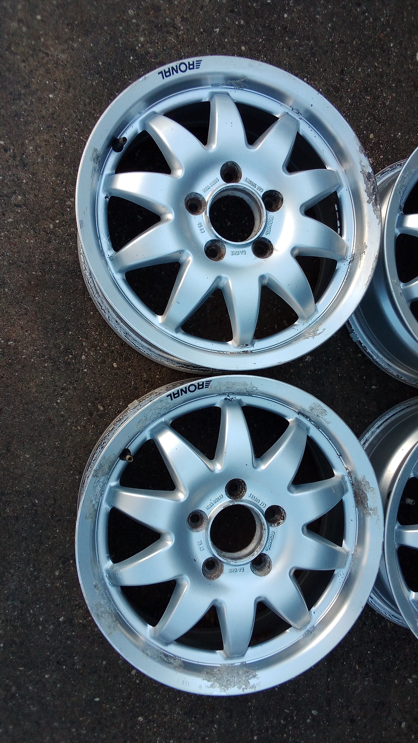 Mercedes W168 A-Klasse / 4x RONAL Alufelgen Satz 6x15 et50 5x112 / KBA 44269 KBA44269  #45