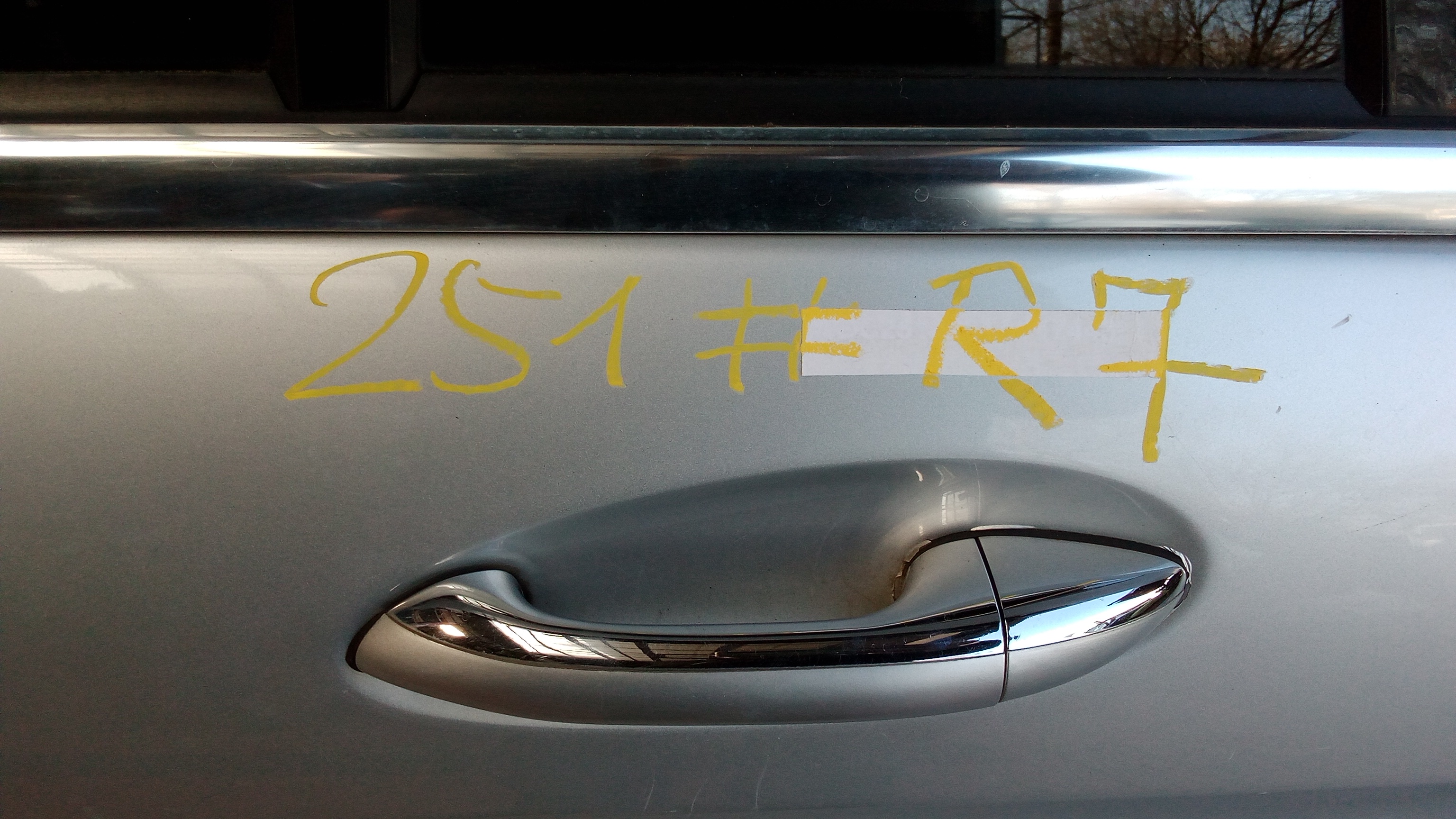 A2517300905 775 Mercedes W251 R-Klasse Tür Hinten Links Iridiumsilber #R7