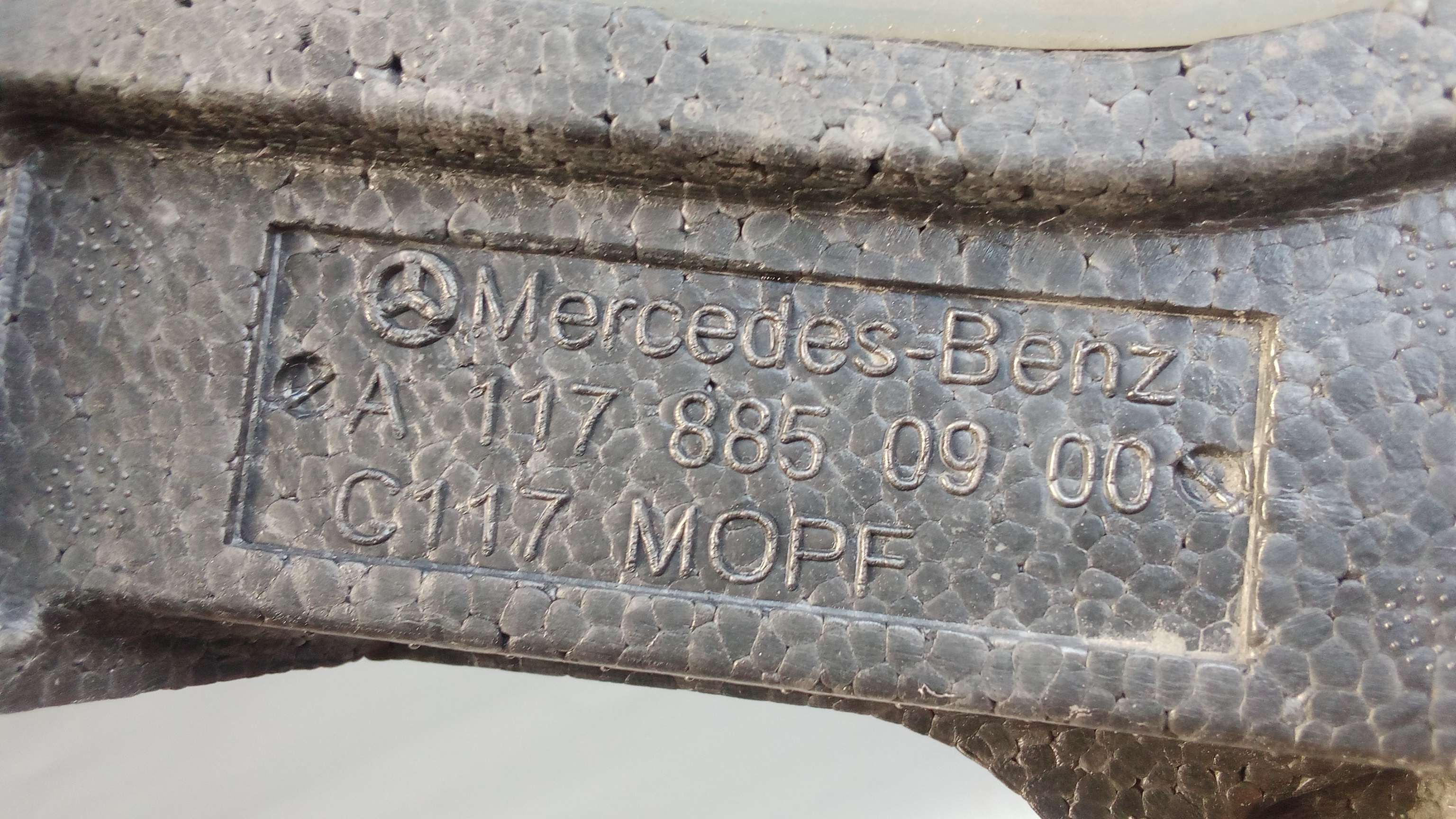 A1178850900 Mercedes C117 CLA Pralldämpfer für Stoßstange Vorne MOPF #B