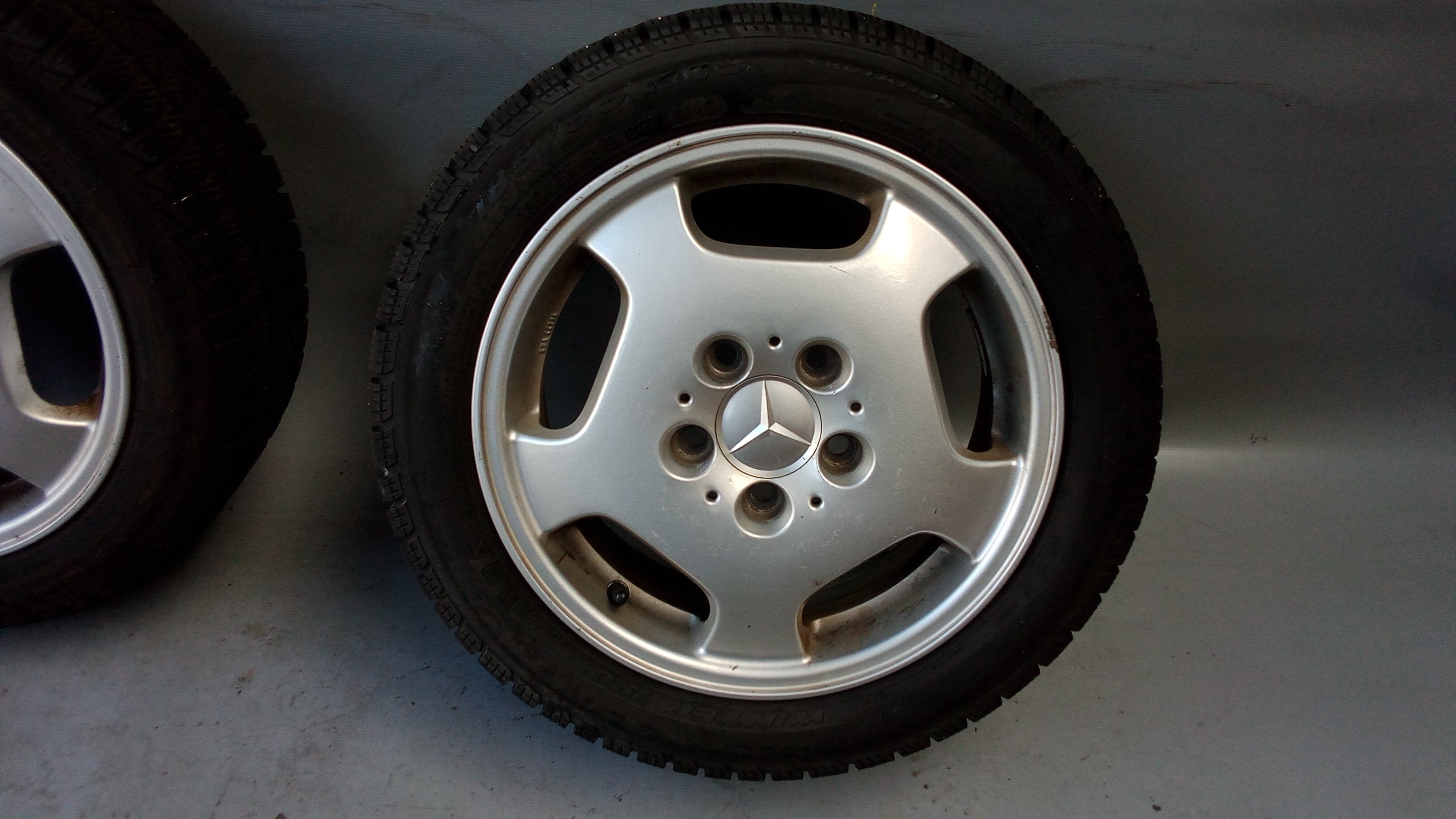 KBA44395 Mercedes W168 Alufelgen + Winterreifen 7x15 et50 185 55 R15 #XP