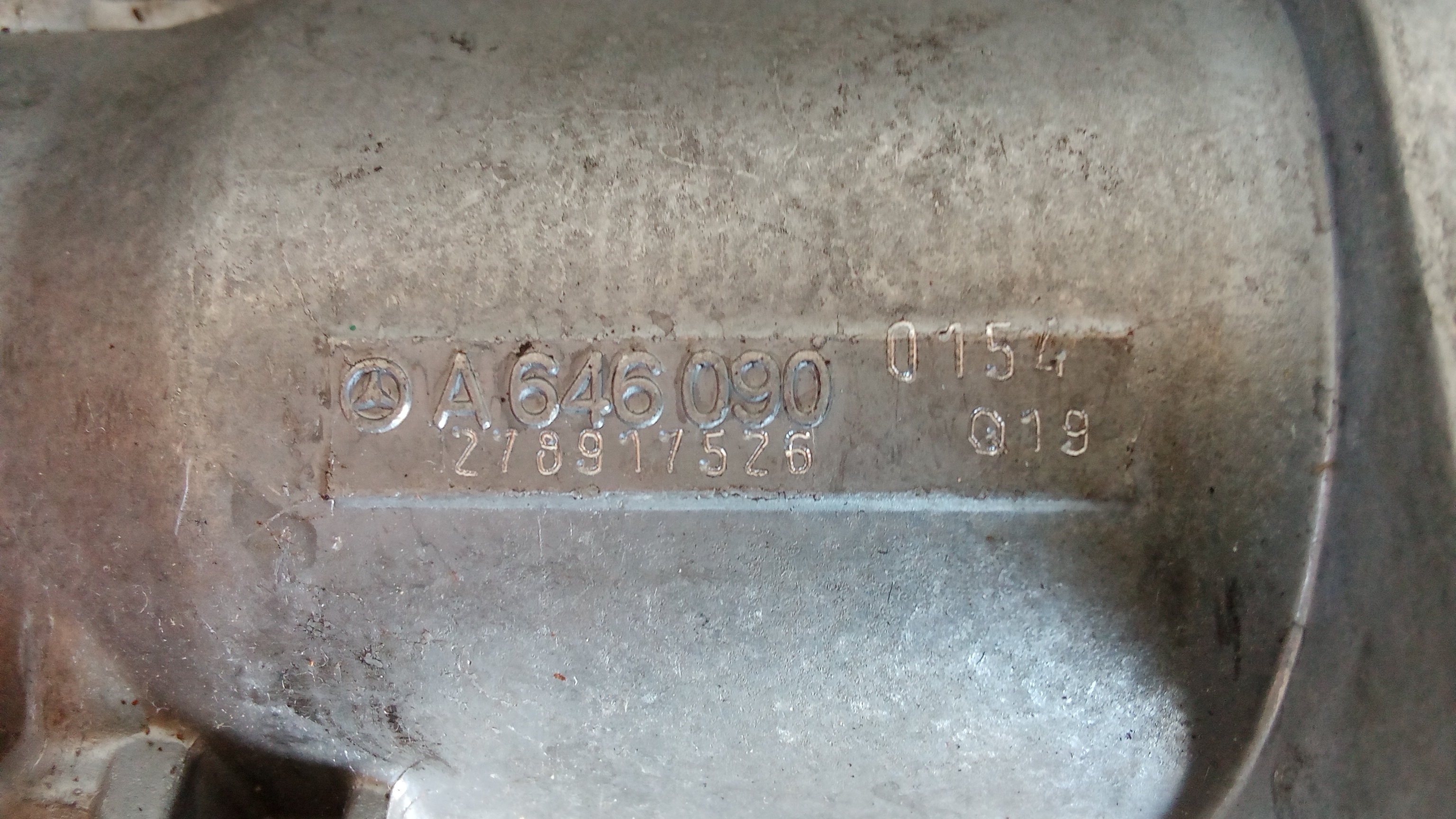 A6460900154 OM646 Mercedes Abgasrückführungsventil AGR Ventil Mischgehäuse