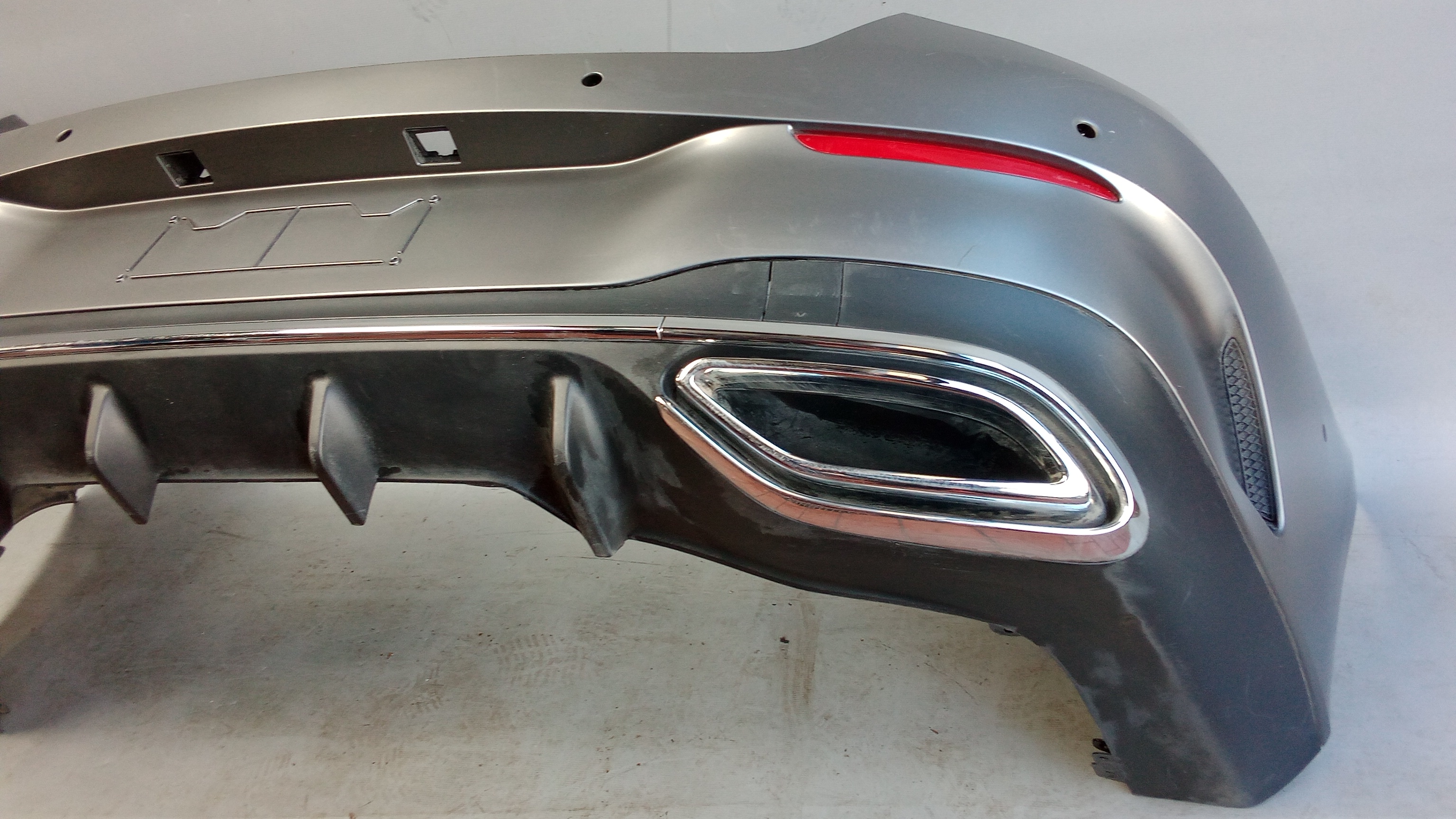 A1188859501 7662 Mercedes C118 CLA AMG Stoßstange Hinten Mountaingrau #9F