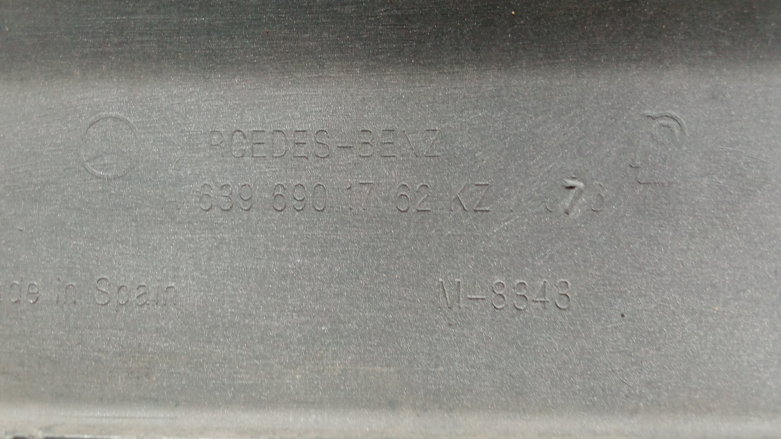 Mercedes W639 Vito Viano Leiste Türleiste Zierstab Mitte Hinten Links Hi Li A6396901762 #3